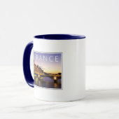 セーヌ川の議会 |フランス,パリ マグカップ (正面左)