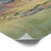 セーヌ川の雪解け，ヴェテウイルの近く， 1880 ポスター (角)