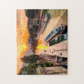 セーヌ川パリ。 ジグソーパズル (縦)