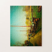 セーヌ川パリ。 ジグソーパズル (縦)