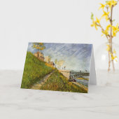 セーヌ川岸、クリシー橋(Banks of Seine, Pont de Clichy)by ヴィンセ カード (黄色い花)