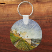 セーヌ川岸、クリシー橋(Banks of Seine, Pont de Clichy)by ヴィンセ キーホルダー (正面)