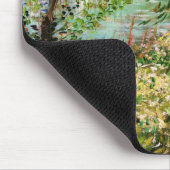 セーヌ川岸、クリシー橋 by ヴィンセント・ヴァン・ゴッホ マウスパッド (コーナー)