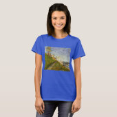 セーヌ川岸、クリシー橋 by ヴィンセント・ヴァン・ゴッホ tシャツ (正面フル)