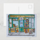 セーヌ川沿いのシェイクスピア書店（パリ） ポストカード (正面/裏面)