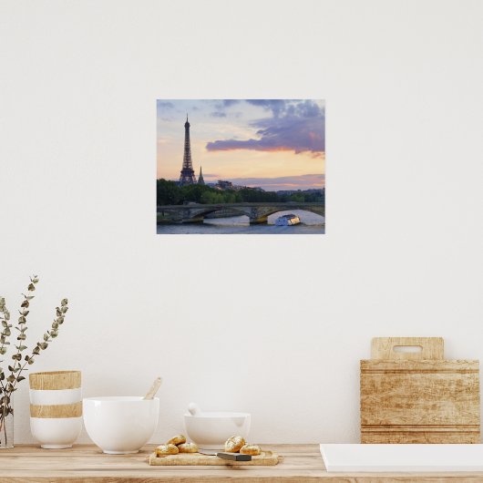 セーヌ川 ポスター (キッチン)