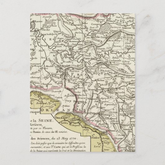 セーヌ川 ポストカード (正面)