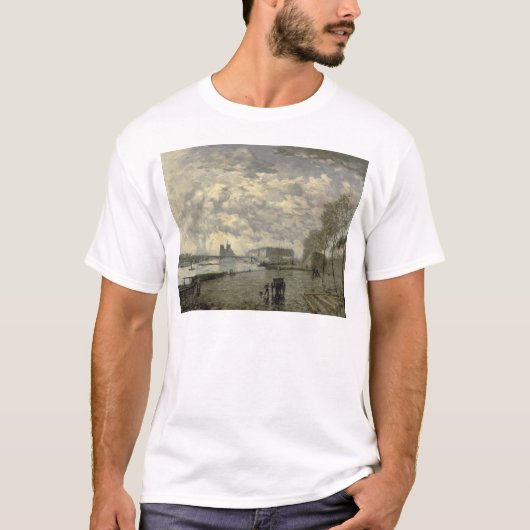 セーヌ河およびNotre Dame Tシャツ (正面)