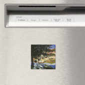 セーヌ河のほとりのベンネクール　クロード・モネ マグネット (インサイチュ (食洗機))