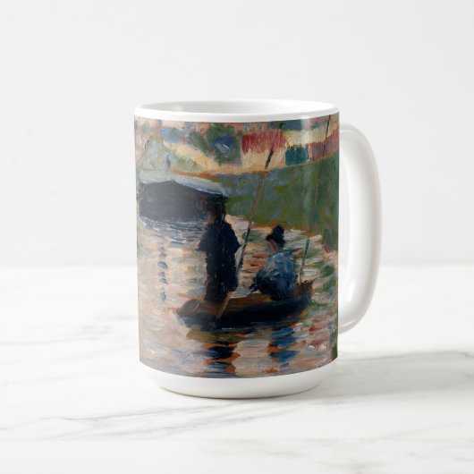 セーヌ河のゲオルゲスピエールSeurat |の眺め コーヒーマグカップ (正面右)