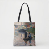 セーヌ河のゲオルゲスピエールSeurat |の眺め トートバッグ (正面)