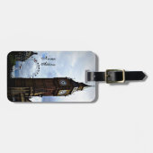 セーヌ河ロンドンへの私 ラゲッジタグ (正面横)