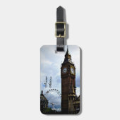 セーヌ河ロンドンへの私 ラゲッジタグ (正面縦)