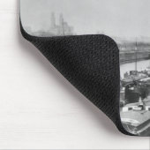 セーヌ河及びエッフェルの銀行の眺め マウスパッド (コーナー)