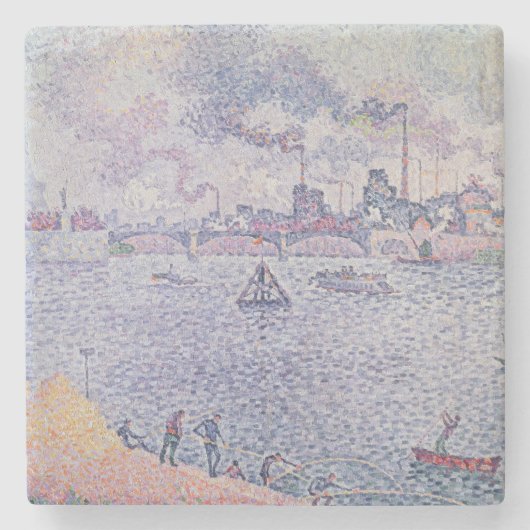 セーヌ河、Grenelle 1899年 ストーンコースター (正面)