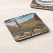 セーヌ&エッフェルタワーアットサンセットバイアンリ・ルソー コースター (左側)