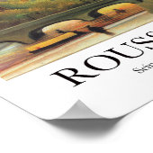 セーヌ・エッフェルタワーbyアンリ・ルソー ポスター (角)