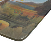 セーヌ&エッフェルタワーin the Sunset (パリ、フランス) カッティングボード (角)