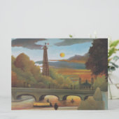 セーヌ&エッフェルタワーin the Sunset （パリ、フランス） カード (スタンド正面)