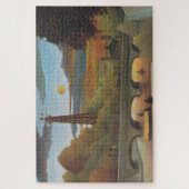 セーヌ&エッフェルタワーin the Sunset (パリ、フランス) ジグソーパズル (縦)