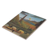 セーヌ&エッフェルタワーin the Sunset (パリ、フランス) タイル (側面)