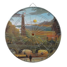 セーヌ&エッフェルタワーin the Sunset （パリ、フランス） ダーツボード