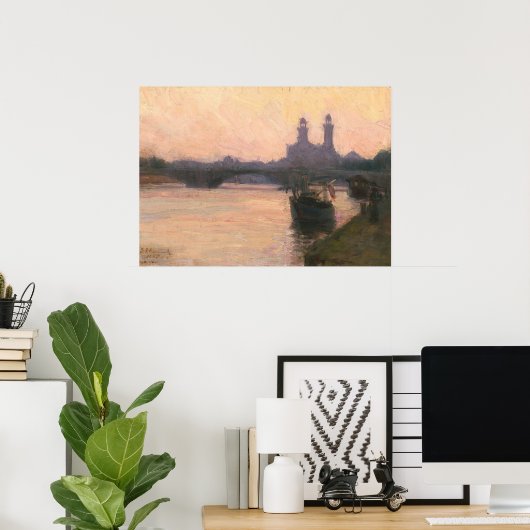セーヌ – Henry Ossawa Tannerファインアートポスター ポスター (ホームオフィス)