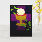 セービングのコップ カード (黄色い花)