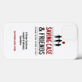 セービングの場合及び友人のロゴの電話箱 Case-Mate iPhoneケース (裏面 (横))