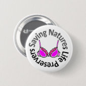 セービングの性質の救命具 缶バッジ (正面&裏面)