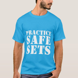 セーフシーズメンズシャツを練習する Tシャツ