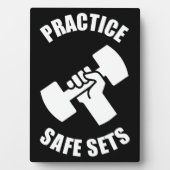 セーフセットの練習 – Gym Humor フォトプラーク (正面)