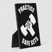 セーフセットの練習 – Gym Humor フォトプラーク (側面)