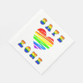 セーフゾーンLGBTQ+ スタンダードランチョンナプキン (角)