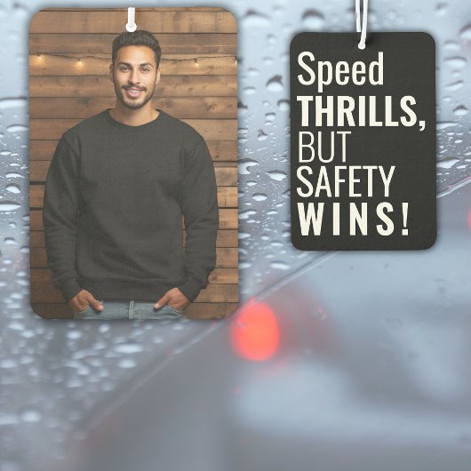 セーフティカスタムスローガンのモダン写真 カーエアーフレッシュナー