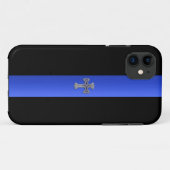 セーフティクロス用シンブルーラインLE華美祈りの言葉 Case-Mate iPhoneケース (裏面(横))