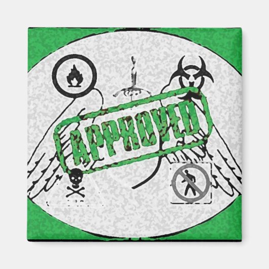 セーフティマン承認済み マグネット (正面)