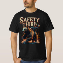 セーフティラスト ベアライダー ジョークTシャツ