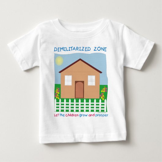 セーフハウス非軍国化救地子たち ベビーTシャツ (正面)