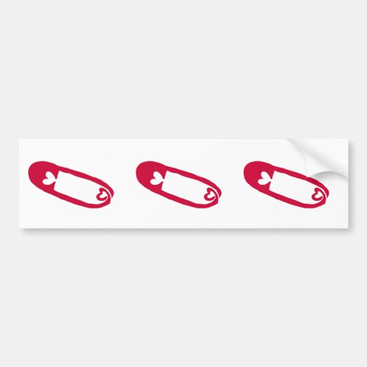 セーフハーバーのステッカー バンパーステッカー (正面)