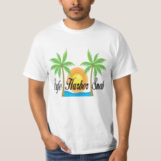 セーフハーバーの俗物の異なったデザイン Tシャツ (正面)