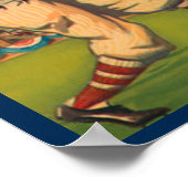 セーフヒットテキサス州野菜箱ラベル ポスター (角)