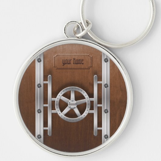 セーフボックスのキーチェーン キーホルダー (正面)