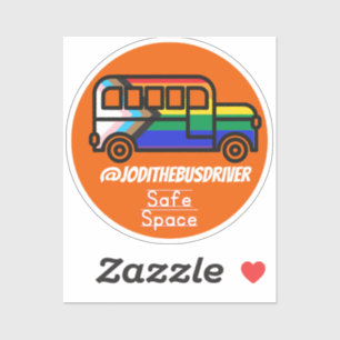 セーフ宇宙オレンジ シール