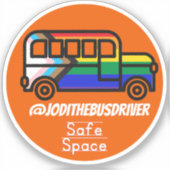 セーフ宇宙オレンジ シール (正面)