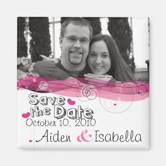 セーブザデートマグネット マグネット (正面)