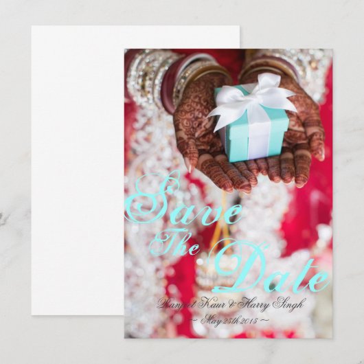 セーブザデート (正面/裏面)