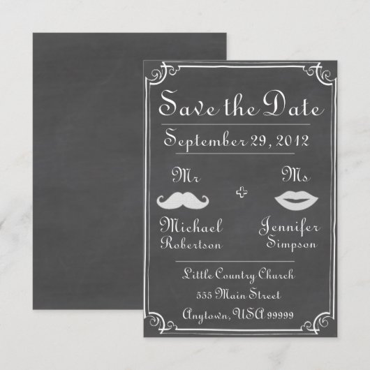 セーブザデート (正面/裏面)