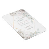 セーブザデート |アラバスターホワイトウォーター色牡丹 マグネット (右側)