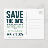 セーブザデート | イタリア,フィレンツェ 案内ポストカード (裏面)